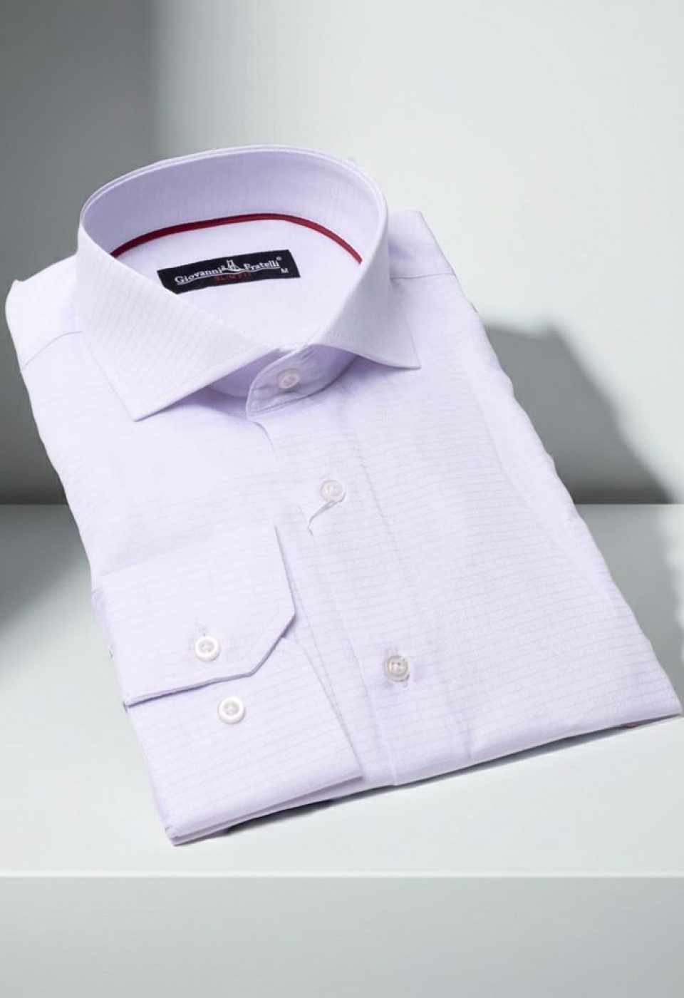 0727 CR ITALY 007 Slim Fit Uzun Kol Desenli İtalyan Yaka Erkek Gömlek 3GMK310727007 - Giovanni Fratelli
