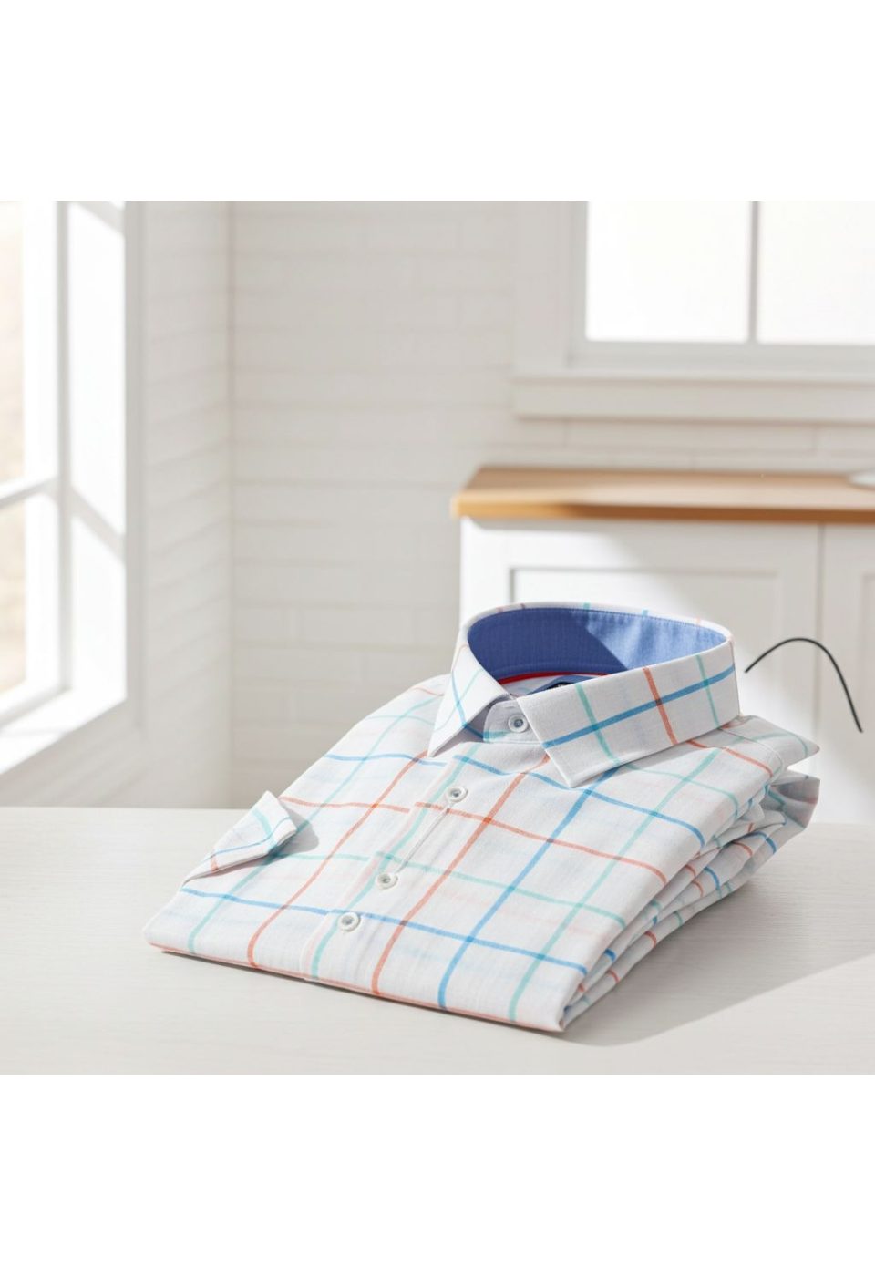 0746 CR K YD A03 Slim Fit Kısa Kol Desenli Yaka Düğmeli Erkek Gömlek 3GMK310746A03 - Giovanni Fratelli