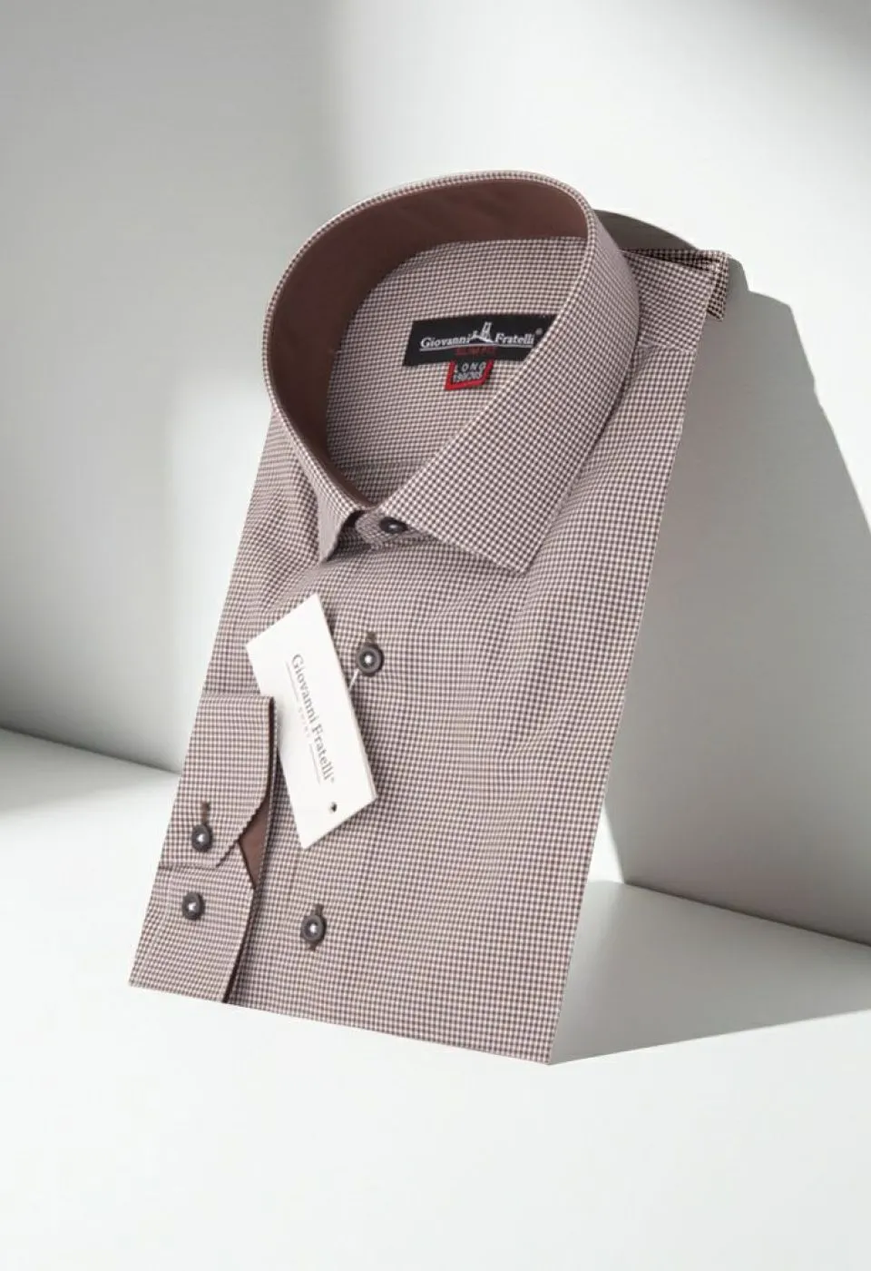 8 Drop Slim Fit Uzun Kol Desenli Erkek Gömlek 3GMK310760001