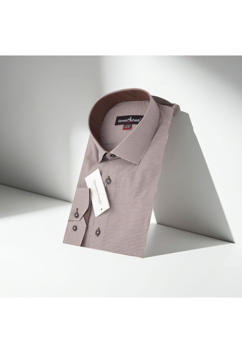 8 Drop Slim Fit Uzun Kol Desenli Erkek Gömlek 3GMK310760001 - Giovanni Fratelli