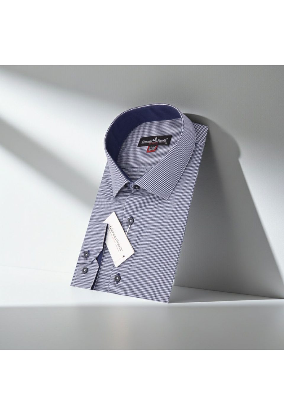 8 Drop Slim Fit Uzun Kol Desenli Erkek Gömlek 3GMK310760002 - Giovanni Fratelli