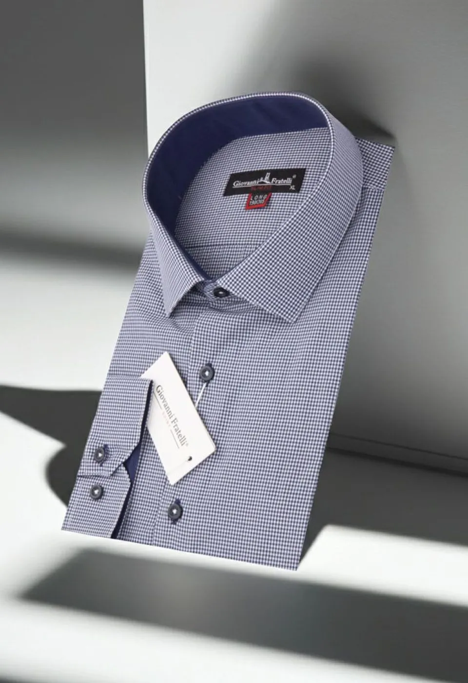 8 Drop Slim Fit Uzun Kol Desenli Erkek Gömlek 3GMK310760002