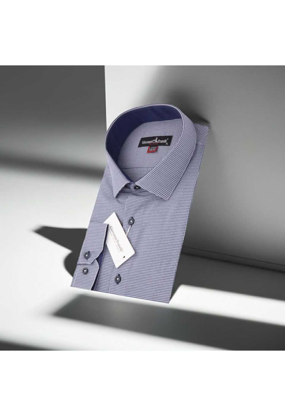 8 Drop Slim Fit Uzun Kol Desenli Erkek Gömlek 3GMK310760002 - Giovanni Fratelli