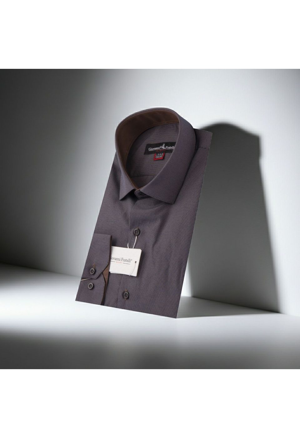 8 Drop Slim Fit Uzun Kol Desenli Erkek Gömlek 3GMK310760009 - Giovanni Fratelli