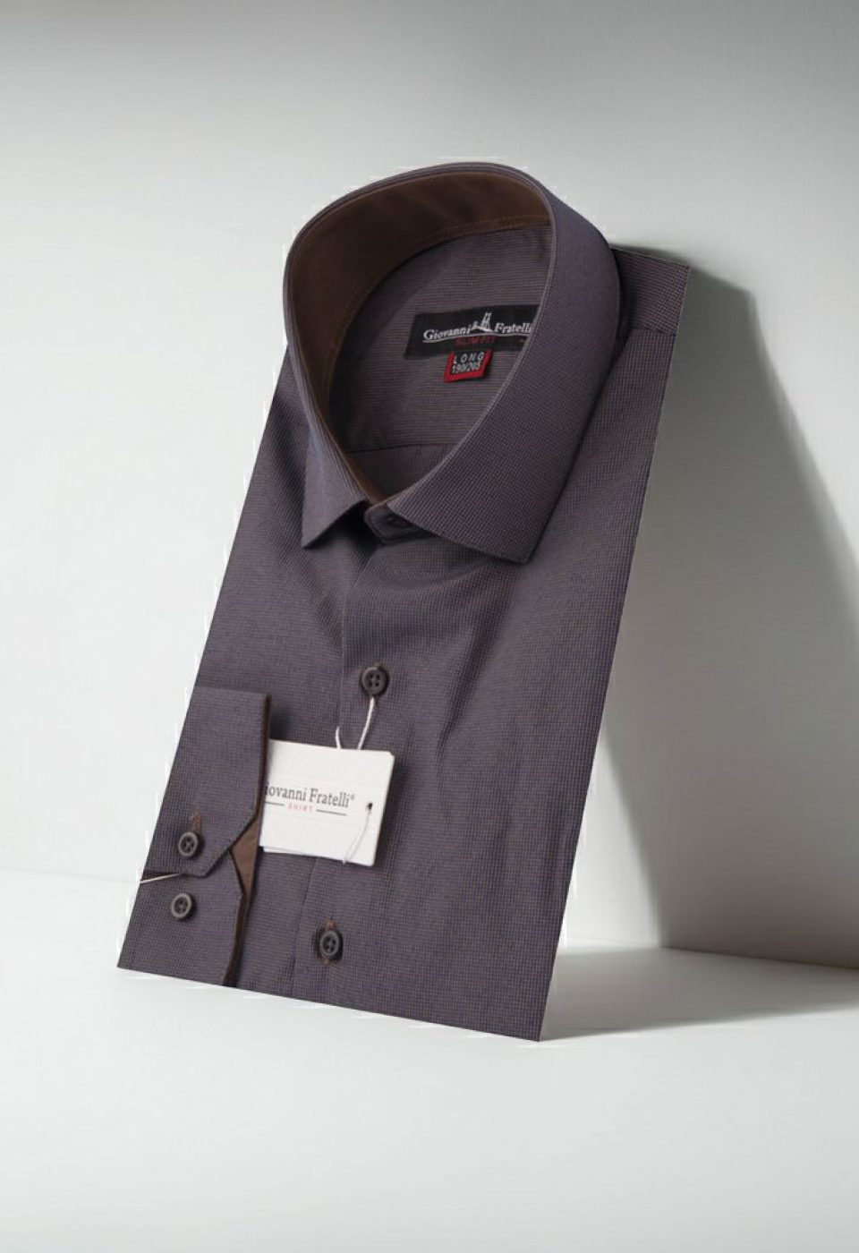 8 Drop Slim Fit Uzun Kol Desenli Erkek Gömlek 3GMK310760009 8 Drop Slim Fit Uzun Kol Desenli Erkek Gömlek 3GMK310760009