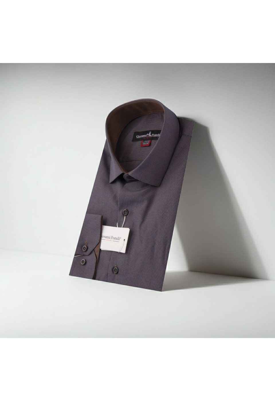 8 Drop Slim Fit Uzun Kol Desenli Erkek Gömlek 3GMK310760009 - Giovanni Fratelli