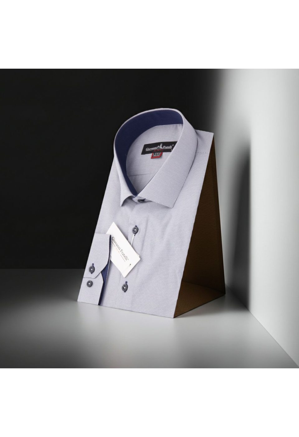 0760 CR 8 DROP 015 8 Drop Slim Fit Uzun Kol Desenli Erkek Gömlek 3GMK310760015 - Giovanni Fratelli