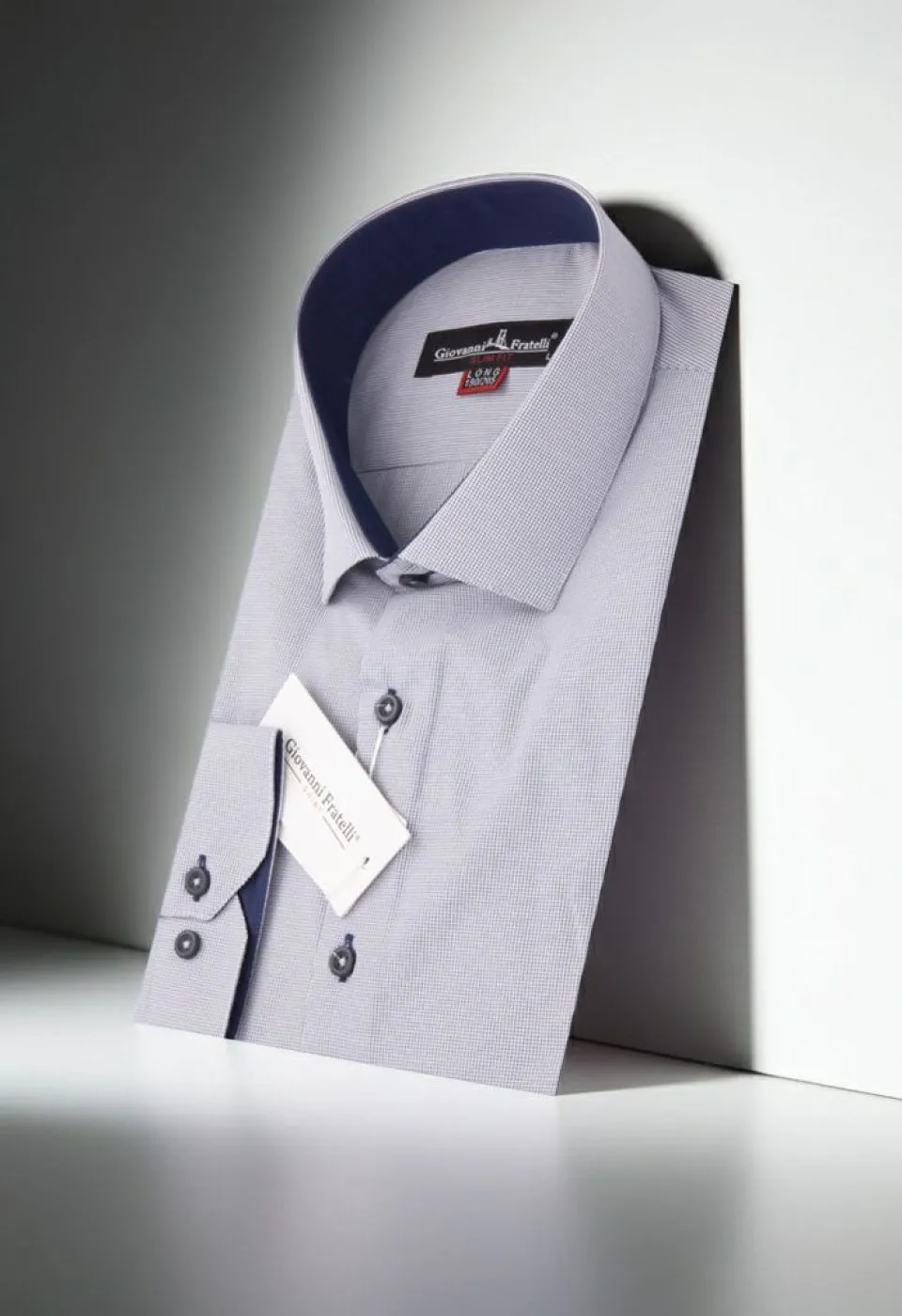 8 Drop Slim Fit Uzun Kol Desenli Erkek Gömlek 3GMK310760015
