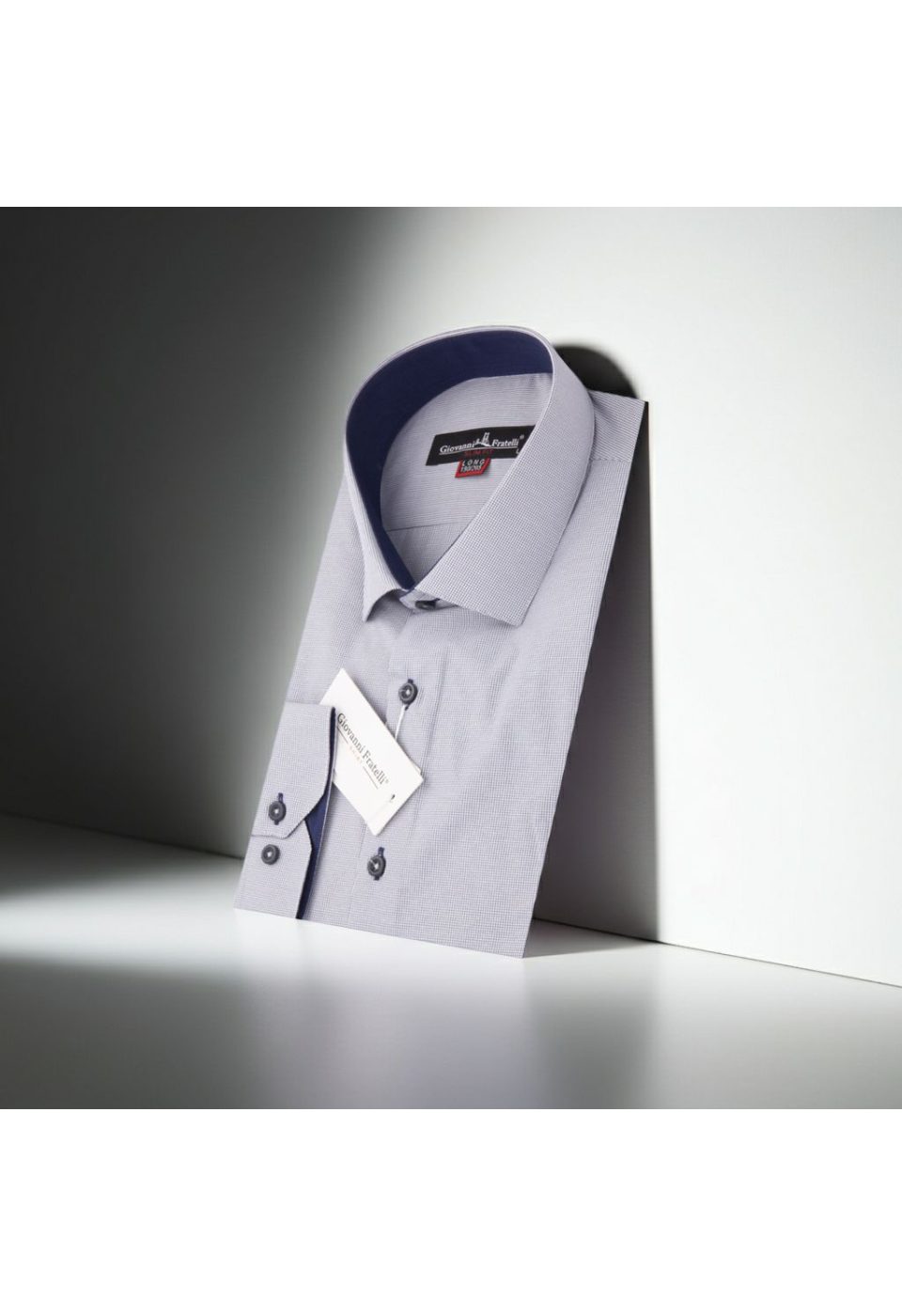 0760 CR 8 DROP 015 8 Drop Slim Fit Uzun Kol Desenli Erkek Gömlek 3GMK310760015 - Giovanni Fratelli