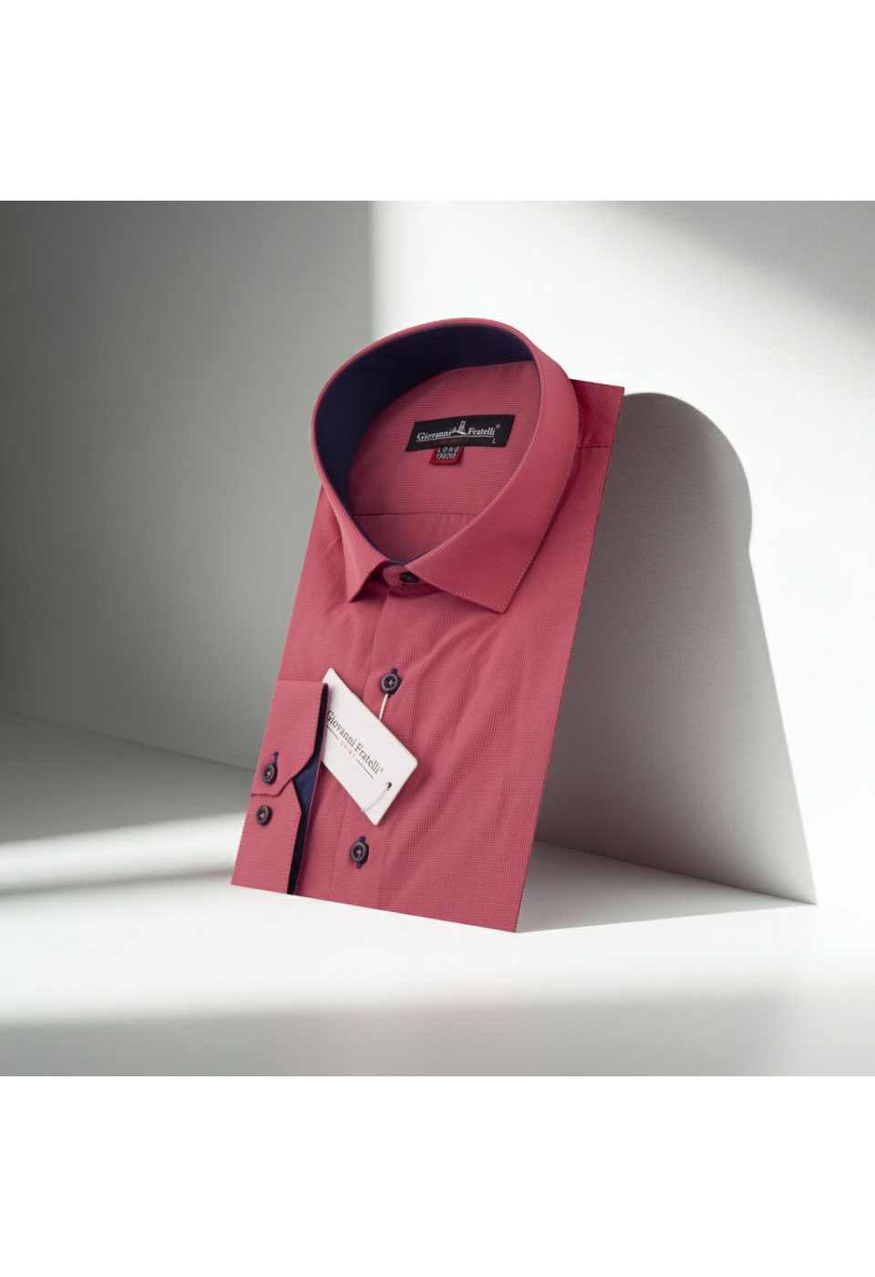 0760 CR 8 DROP 017 8 Drop Slim Fit Uzun Kol Desenli Erkek Gömlek 3GMK310760017 - Giovanni Fratelli