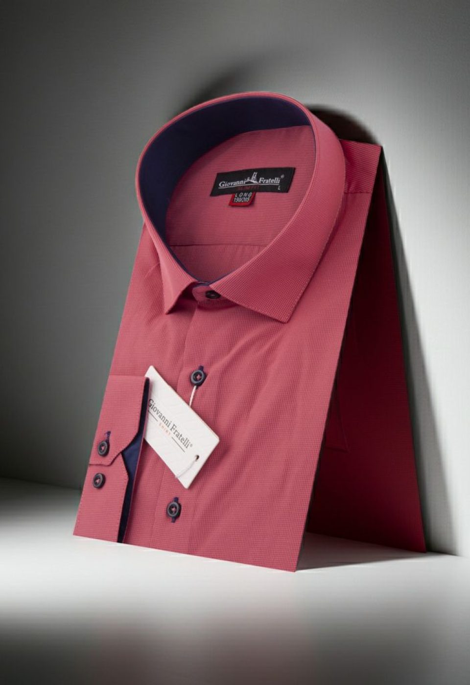 8 Drop Slim Fit Uzun Kol Desenli Erkek Gömlek 3GMK310760017 8 Drop Slim Fit Uzun Kol Desenli Erkek Gömlek 3GMK310760017