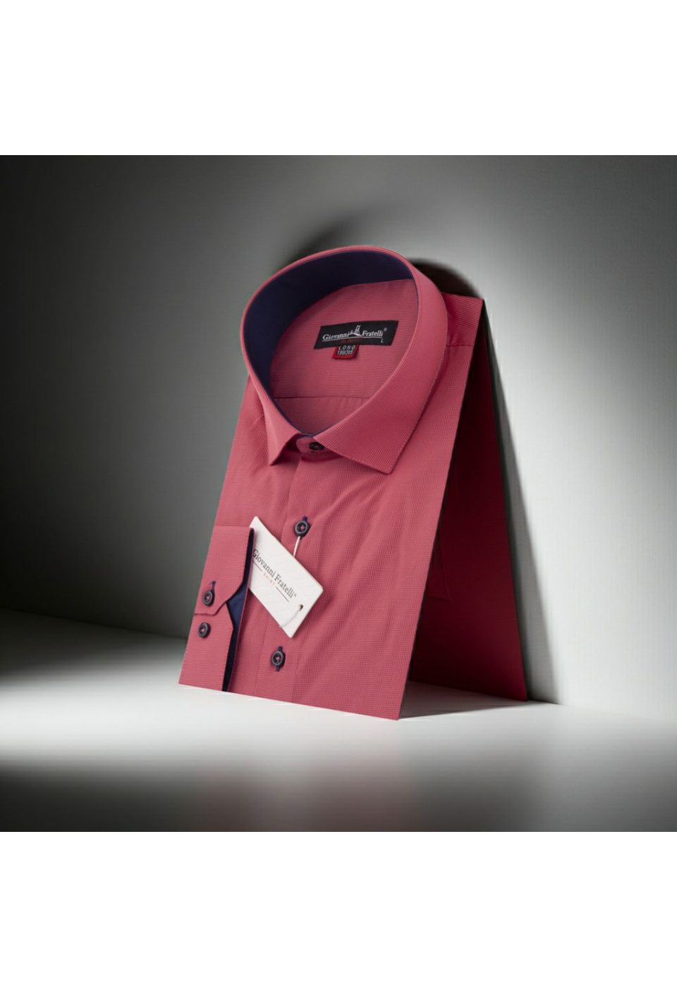 0760 CR 8 DROP 017 8 Drop Slim Fit Uzun Kol Desenli Erkek Gömlek 3GMK310760017 - Giovanni Fratelli