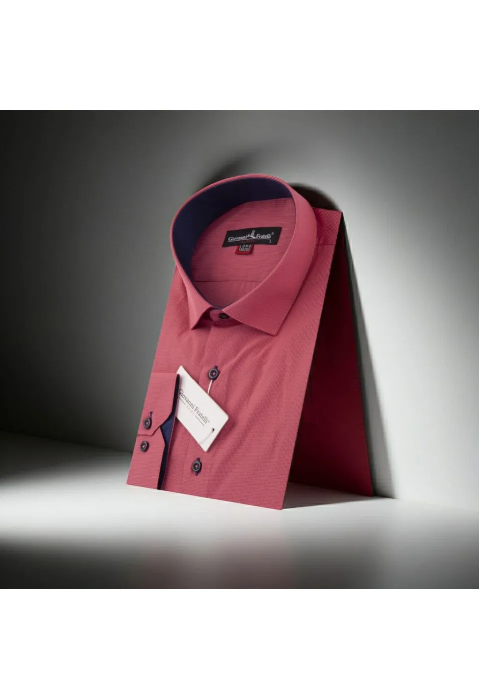 8 Drop Slim Fit Uzun Kol Desenli Erkek Gömlek 3GMK310760017 - Giovanni Fratelli