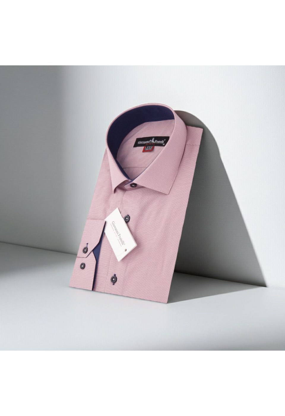 8 Drop Slim Fit Uzun Kol Desenli Erkek Gömlek 3GMK310760020 - Giovanni Fratelli