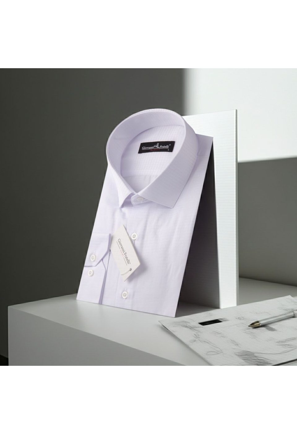 Slim Fit Uzun Kol Desenli Erkek Gömlek 3GMK310762001 - Giovanni Fratelli