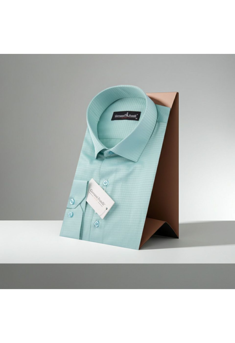 Slim Fit Uzun Kol Desenli Erkek Gömlek 3GMK310762006 - Giovanni Fratelli