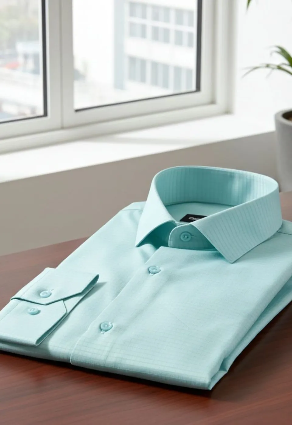 Slim Fit Uzun Kol Desenli Erkek Gömlek 3GMK310762006