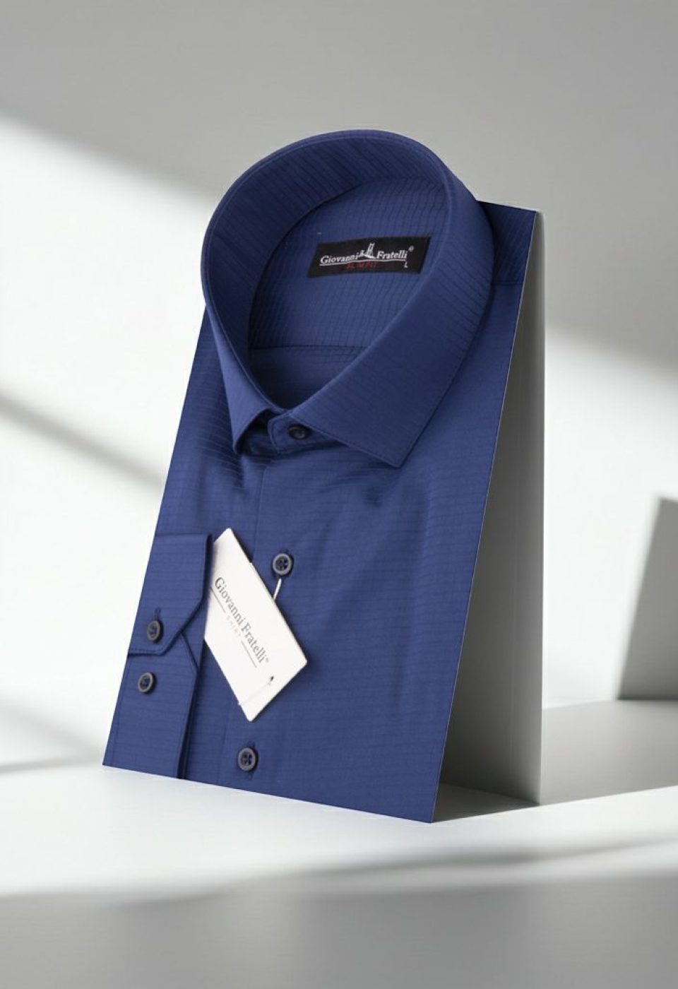 Slim Fit Uzun Kol Desenli Erkek Gömlek 3GMK310762007 - Giovanni Fratelli