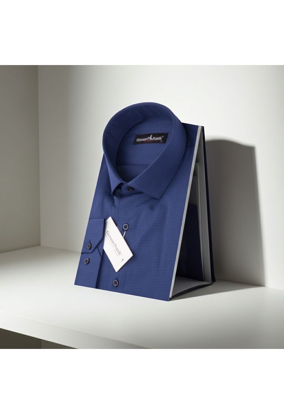 Slim Fit Uzun Kol Desenli Erkek Gömlek 3GMK310762007 - Giovanni Fratelli