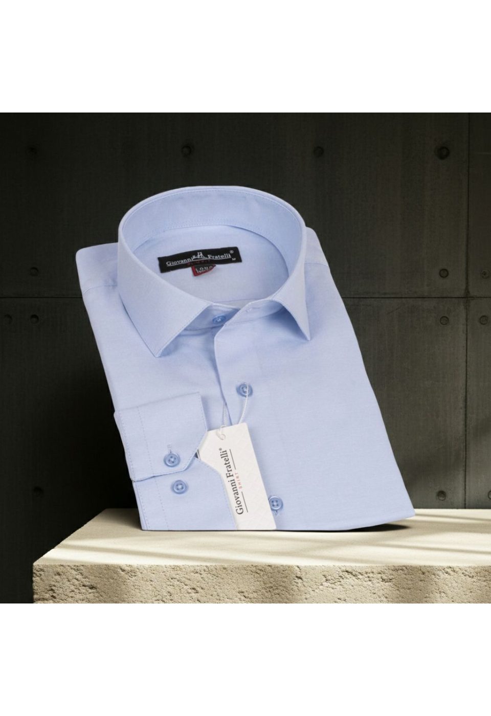 8 Drop Slim Fit Uzun Kol Düz Renk Erkek Gömlek 3GMK310764002 - Giovanni Fratelli