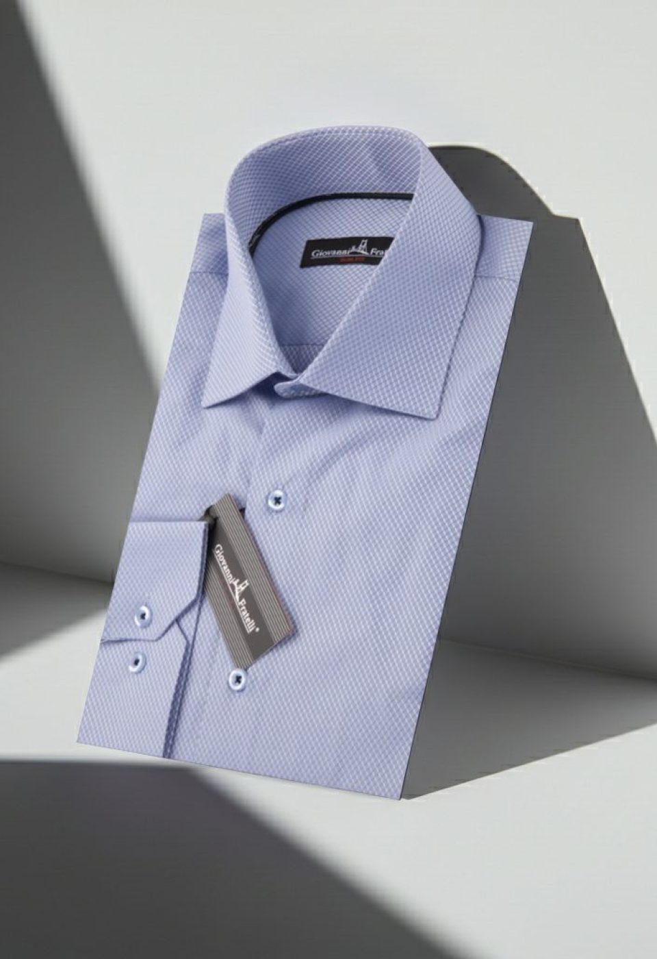 Slim Fit Uzun Kol Desenli Erkek Gömlek 3GMK310804001 - Giovanni Fratelli