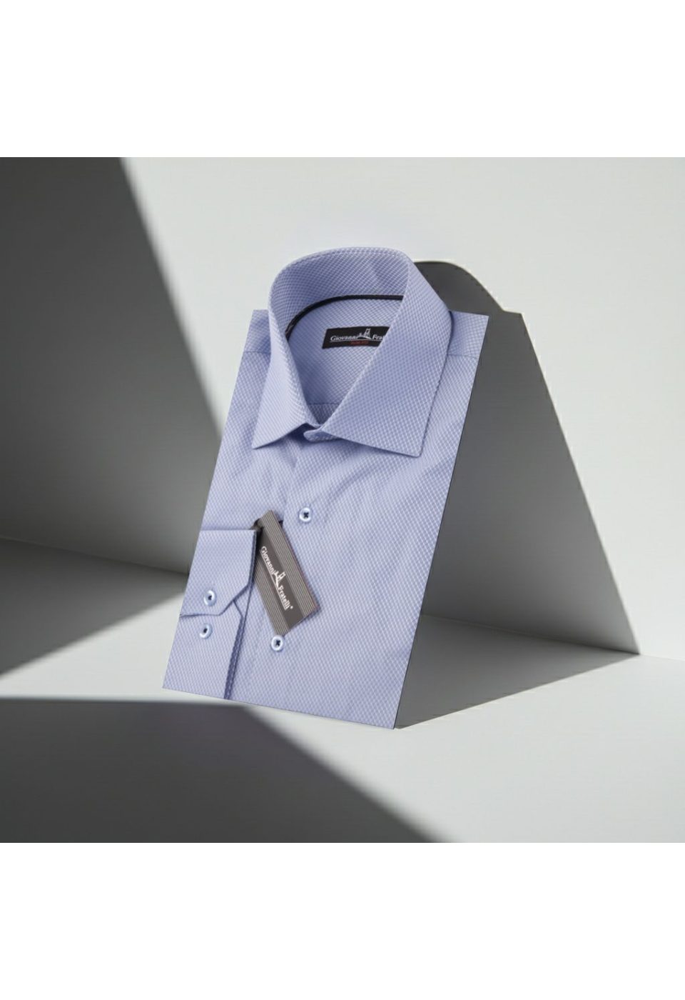 Slim Fit Uzun Kol Desenli Erkek Gömlek 3GMK310804001 - Giovanni Fratelli
