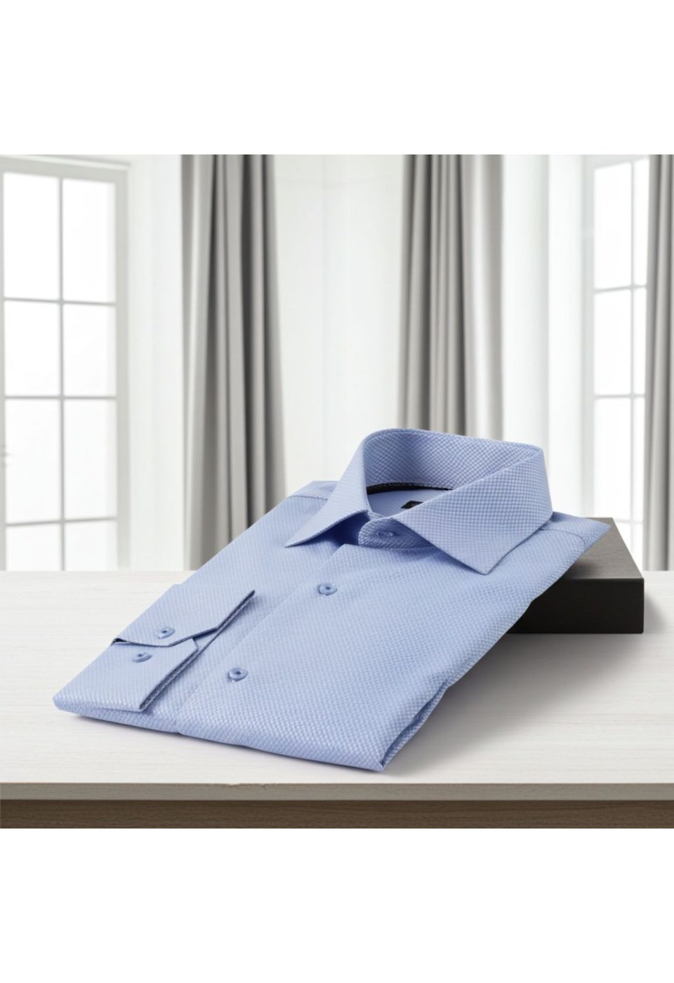 Slim Fit Uzun Kol Desenli Erkek Gömlek 3GMK310804001 - Giovanni Fratelli