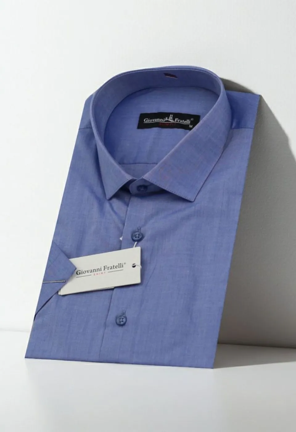 Slim Fit Kısa Kol Desenli Erkek Gömlek 3GMK310851002