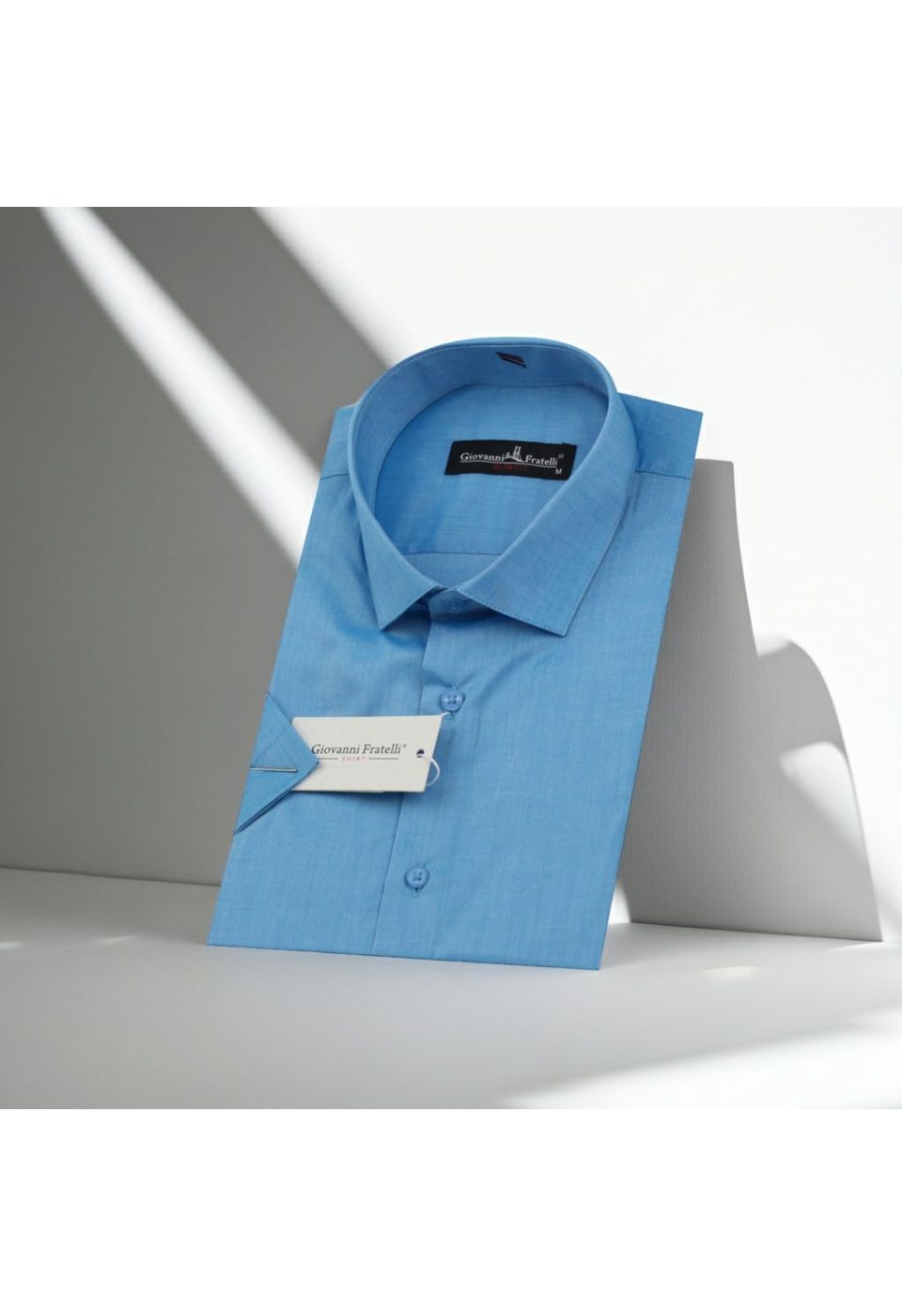 Slim Fit Kısa Kol Desenli Erkek Gömlek 3GMK310851003 - Giovanni Fratelli