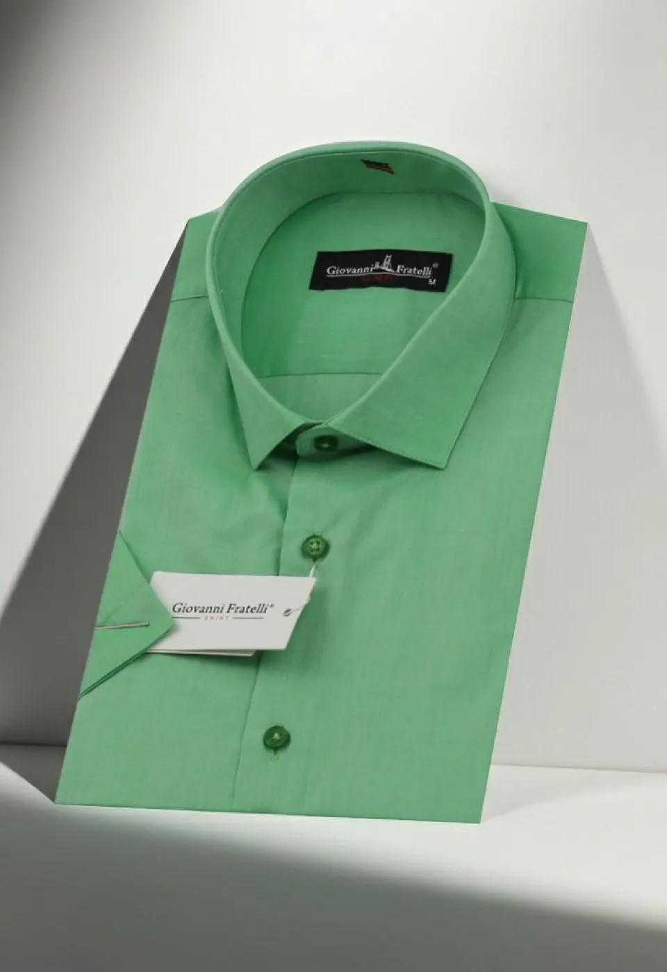 Slim Fit Kısa Kol Desenli Erkek Gömlek 3GMK310851004