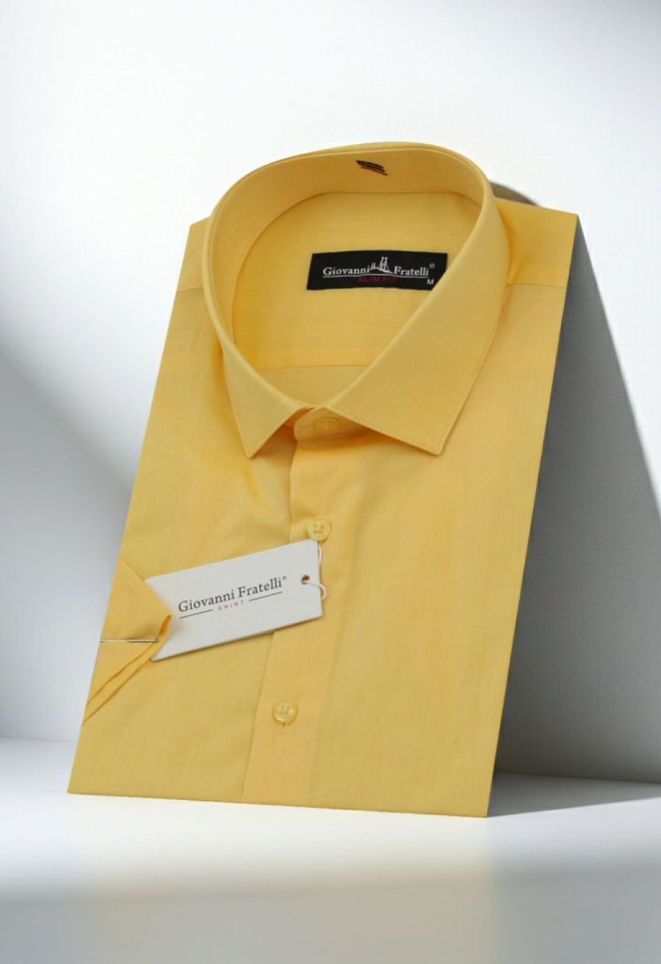 Slim Fit Kısa Kol Desenli Erkek Gömlek 3GMK310851007