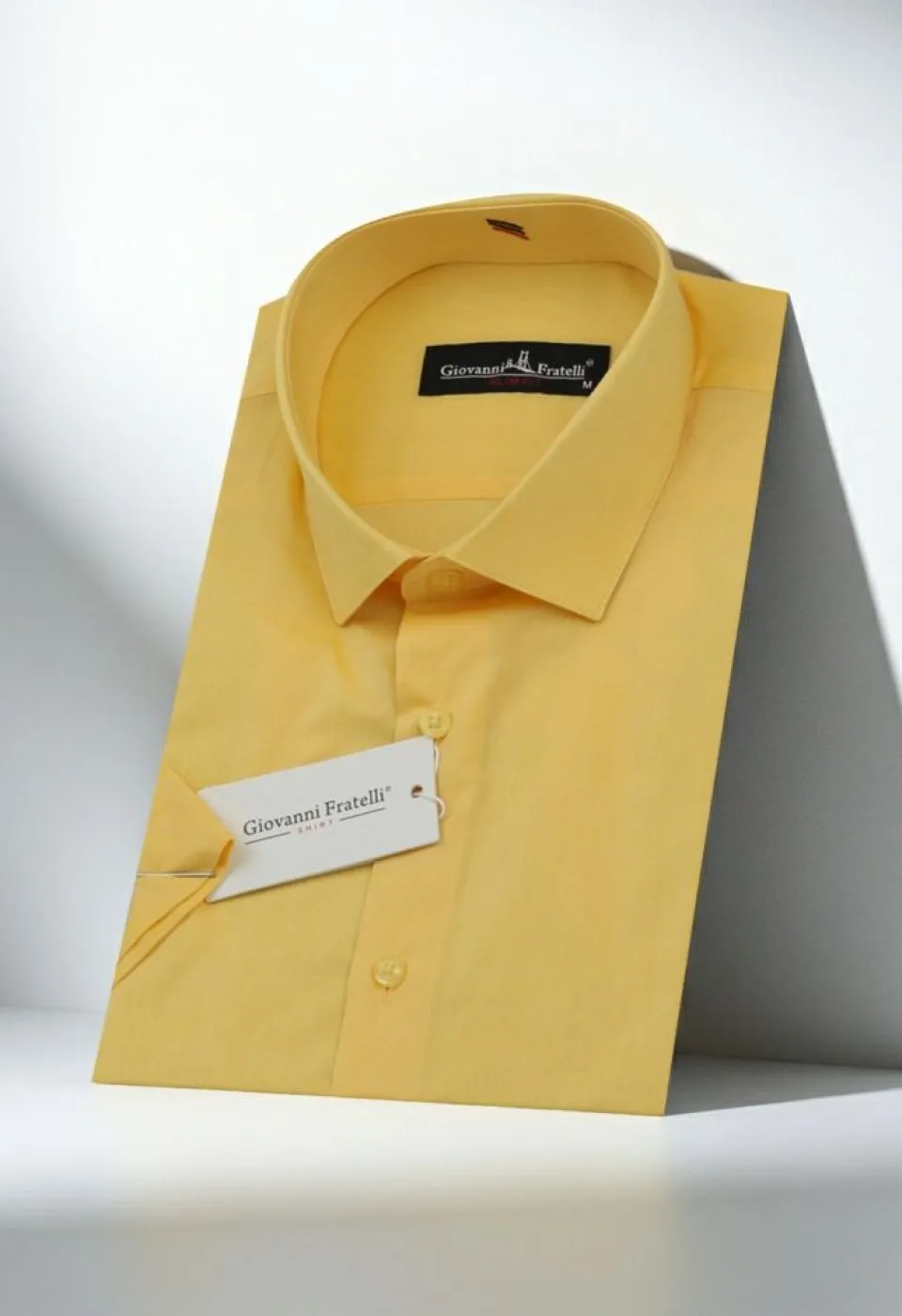 Slim Fit Kısa Kol Desenli Erkek Gömlek 3GMK310851007