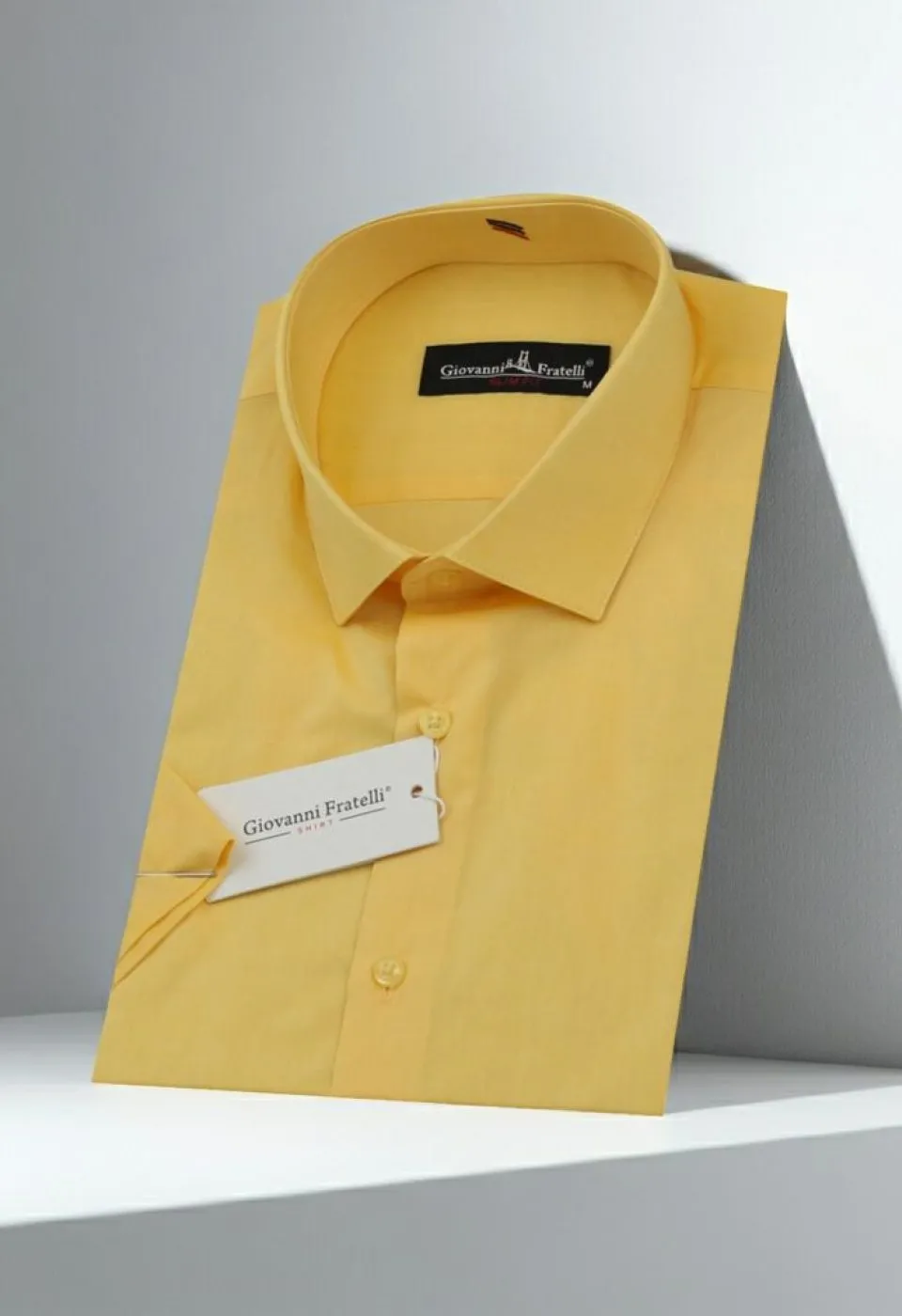 Slim Fit Kısa Kol Desenli Erkek Gömlek 3GMK310851007