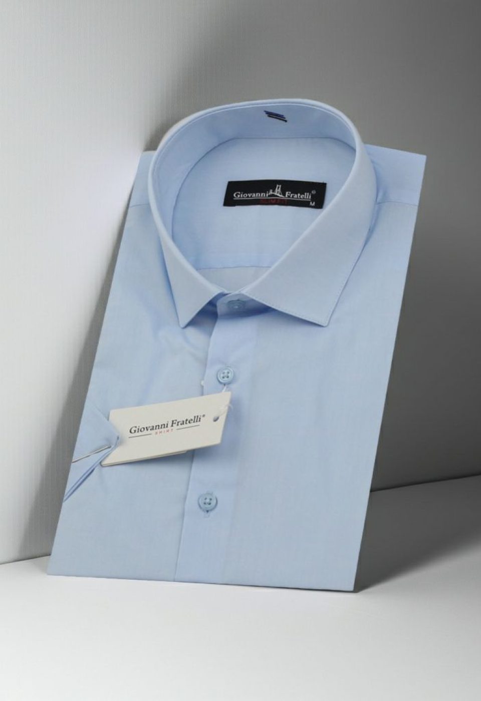 Slim Fit Kısa Kol Desenli Erkek Gömlek 3GMK310851008