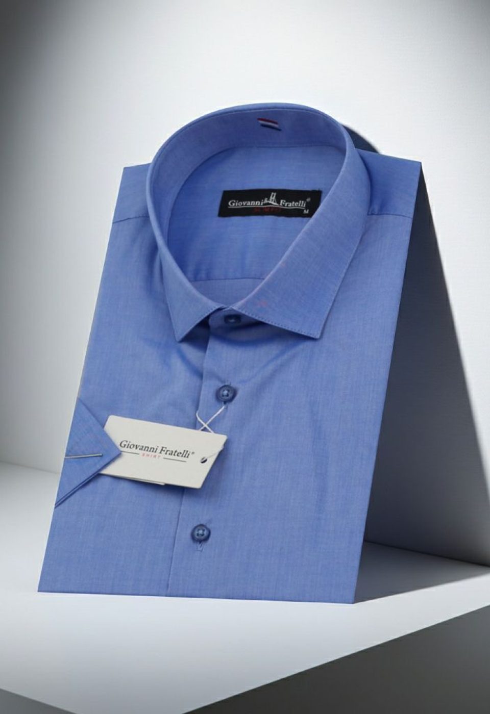 Slim Fit Kısa Kol Desenli Erkek Gömlek 3GMK310851009 Slim Fit Kısa Kol Desenli Erkek Gömlek 3GMK310851009