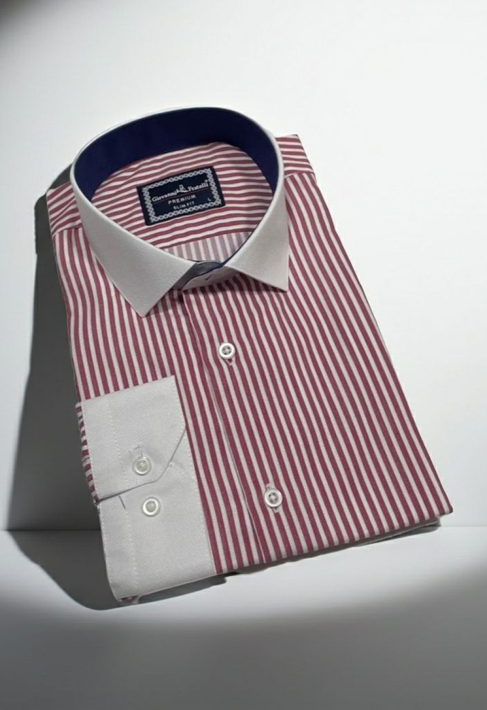 Slim Fit Uzun Kol Pano Yaka Desenli Erkek Gömlek 3GMK310865005 - Giovanni Fratelli