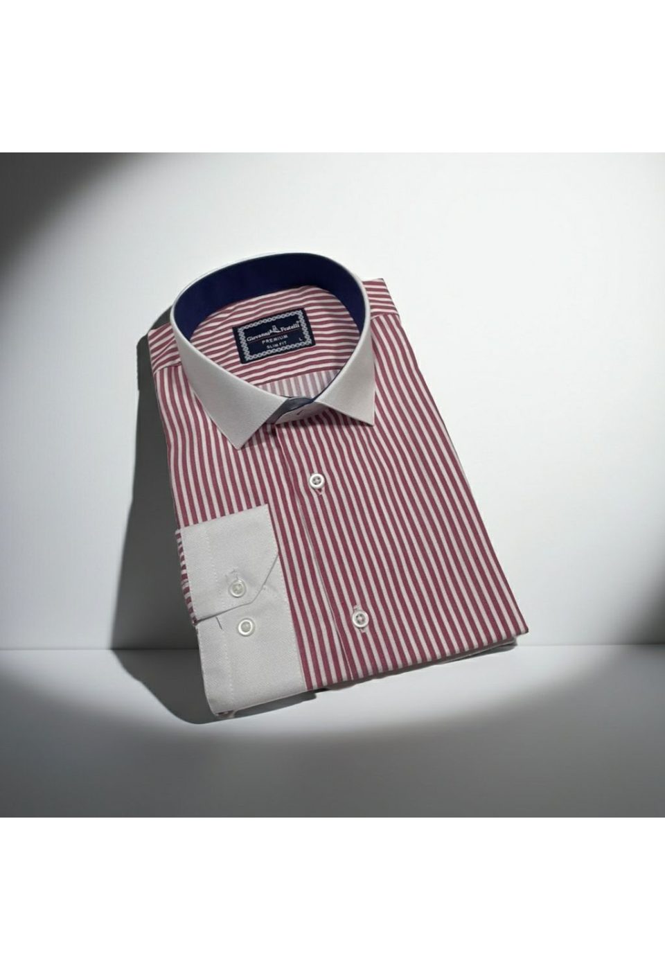 Slim Fit Uzun Kol Pano Yaka Desenli Erkek Gömlek 3GMK310865005 - Giovanni Fratelli