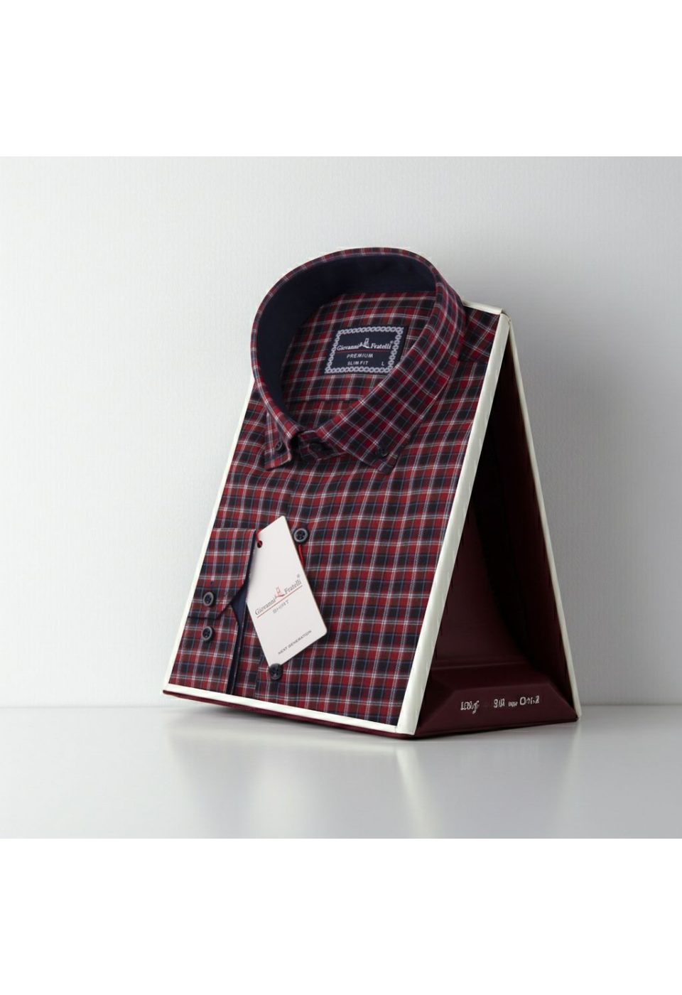 0957 CR YD 014 Slim Fit Uzun Kol Yaka Düğmeli Desenli Erkek Gömlek 3GMK310957014 - Giovanni Fratelli