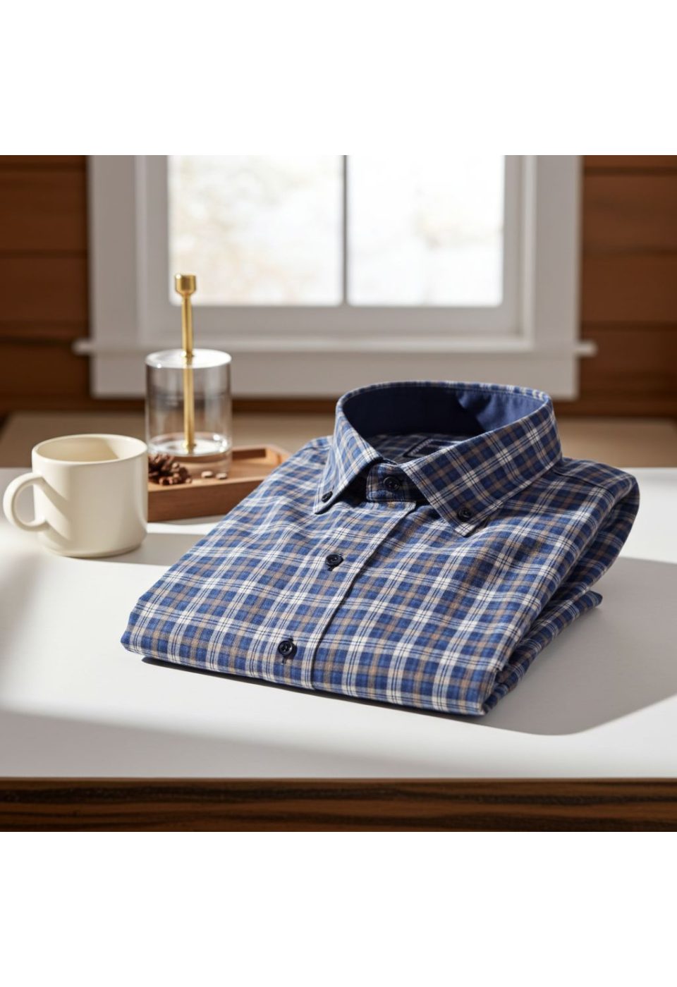 0957 CR YD 015 Slim Fit Uzun Kol Yaka Düğmeli Desenli Erkek Gömlek 3GMK310957015 - Giovanni Fratelli
