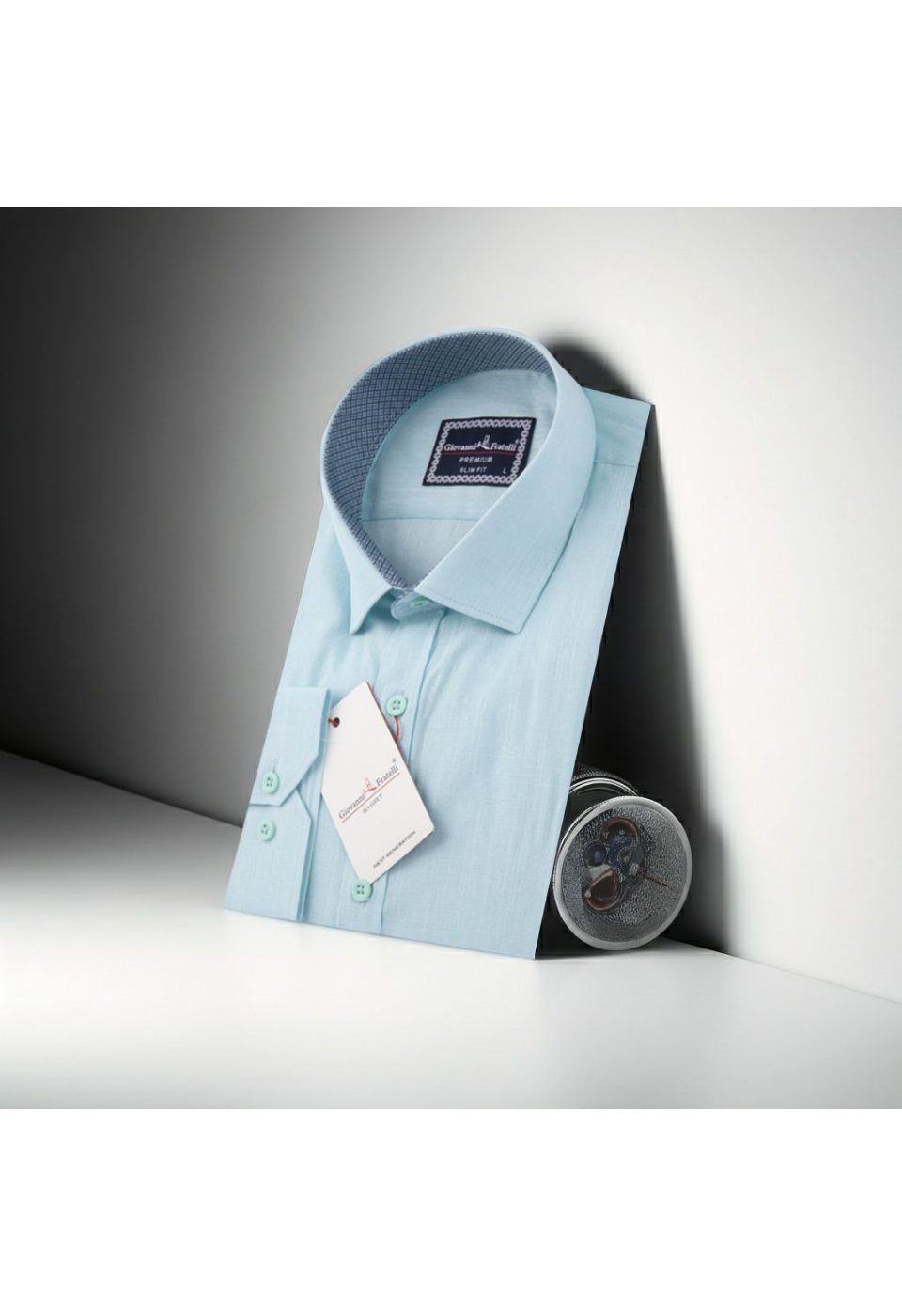 0959 CR 003 Slim Fit Uzun Kol Desenli Erkek Gömlek 3GMK310959003 - Giovanni Fratelli