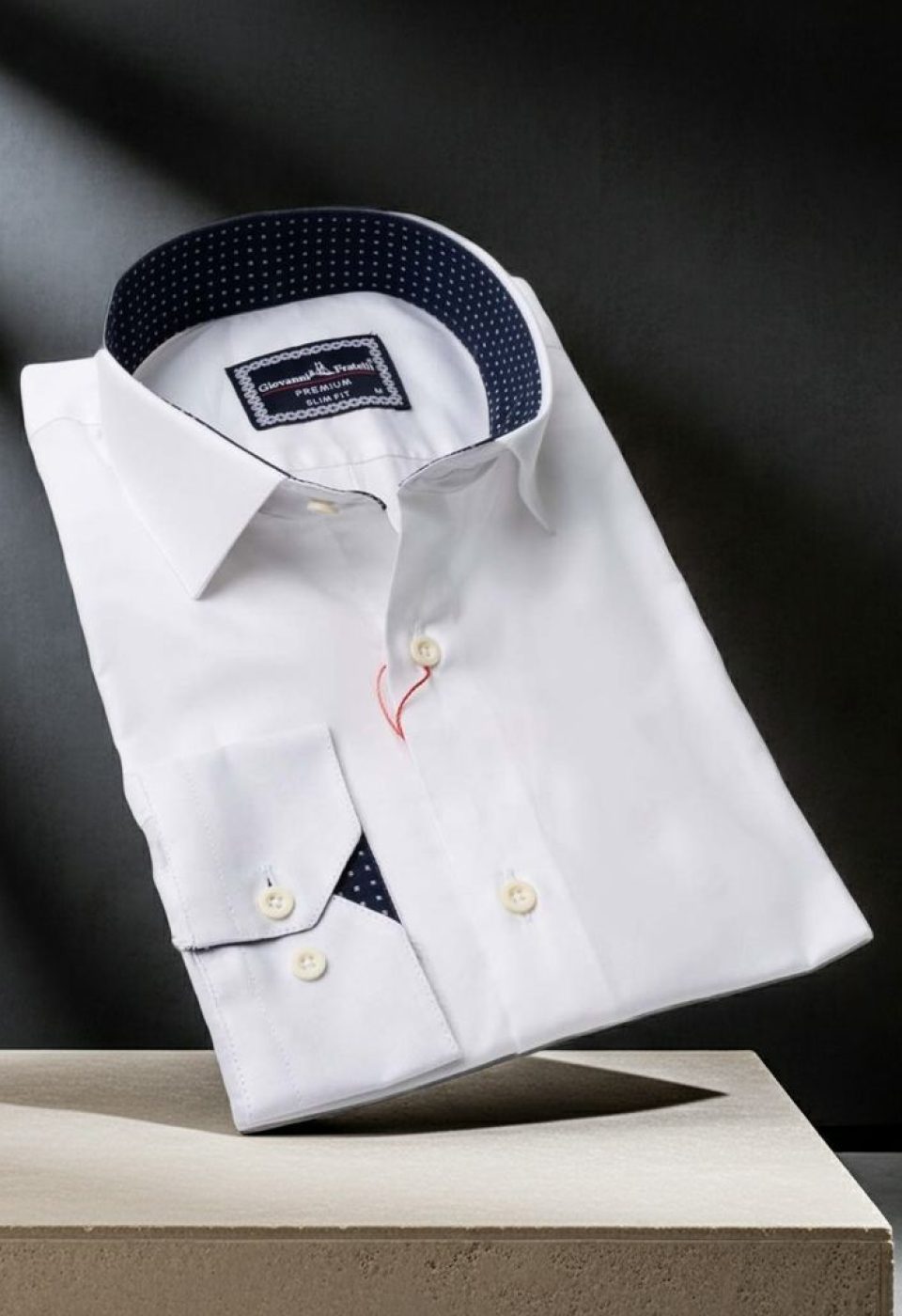 Slim Fit Uzun Kol Düz Renk Erkek Gömlek 3GMK310963001