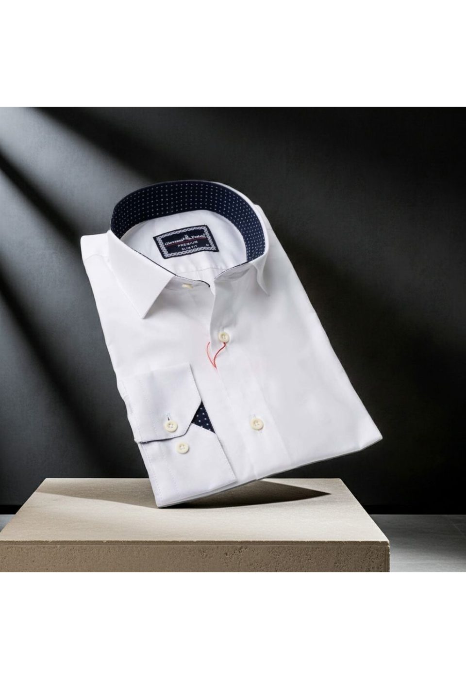 0963 CR 001 Slim Fit Uzun Kol Düz Renk Erkek Gömlek 3GMK310963001 - Giovanni Fratelli