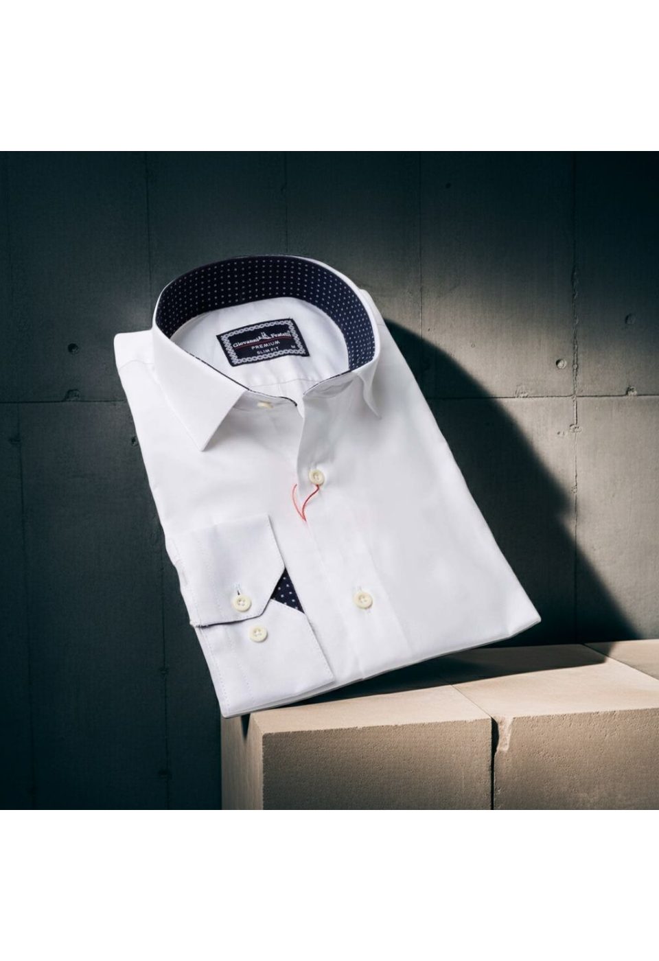 0963 CR 001 Slim Fit Uzun Kol Düz Renk Erkek Gömlek 3GMK310963001 - Giovanni Fratelli