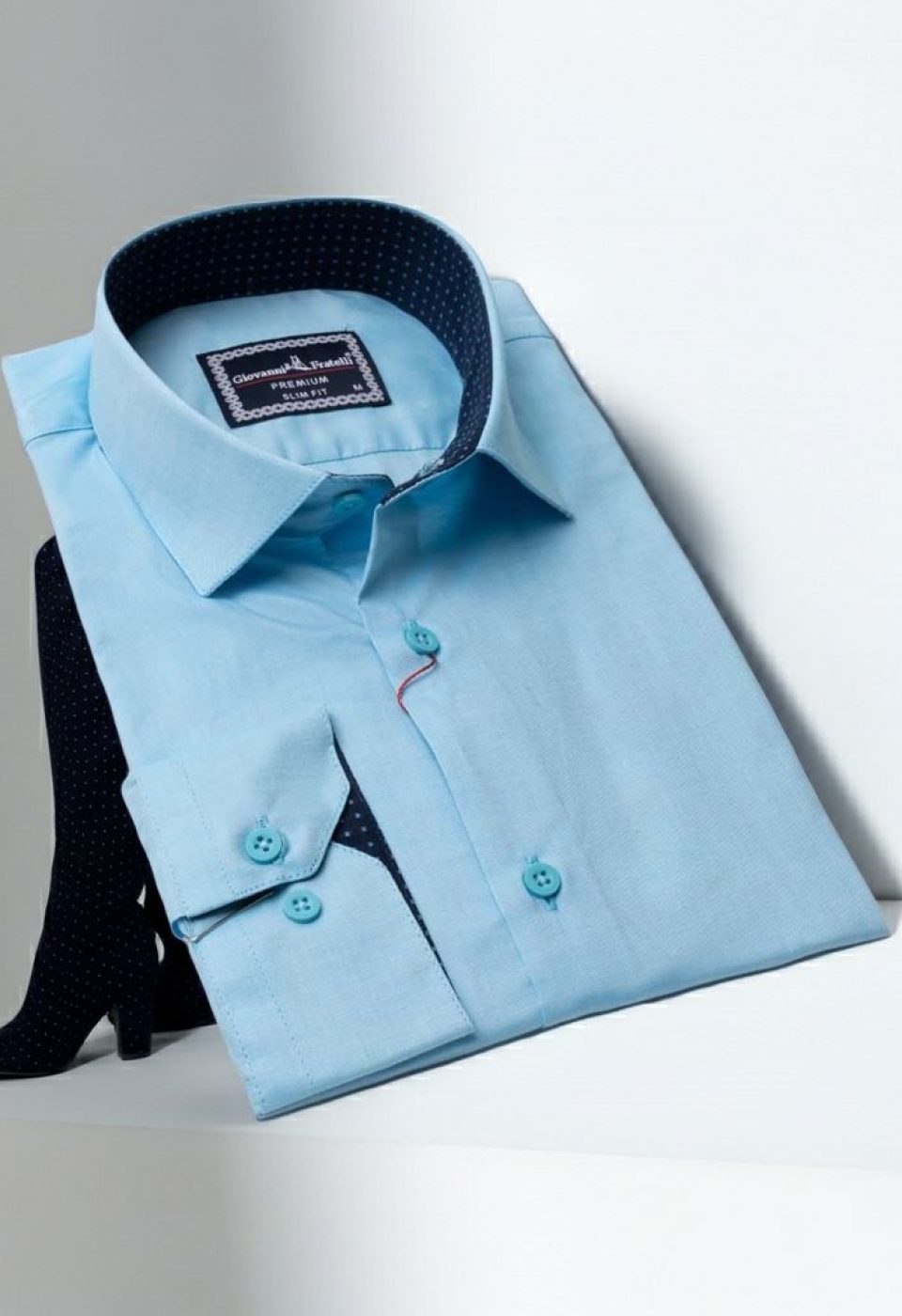 Slim Fit Uzun Kol Düz Renk Erkek Gömlek 3GMK310963003