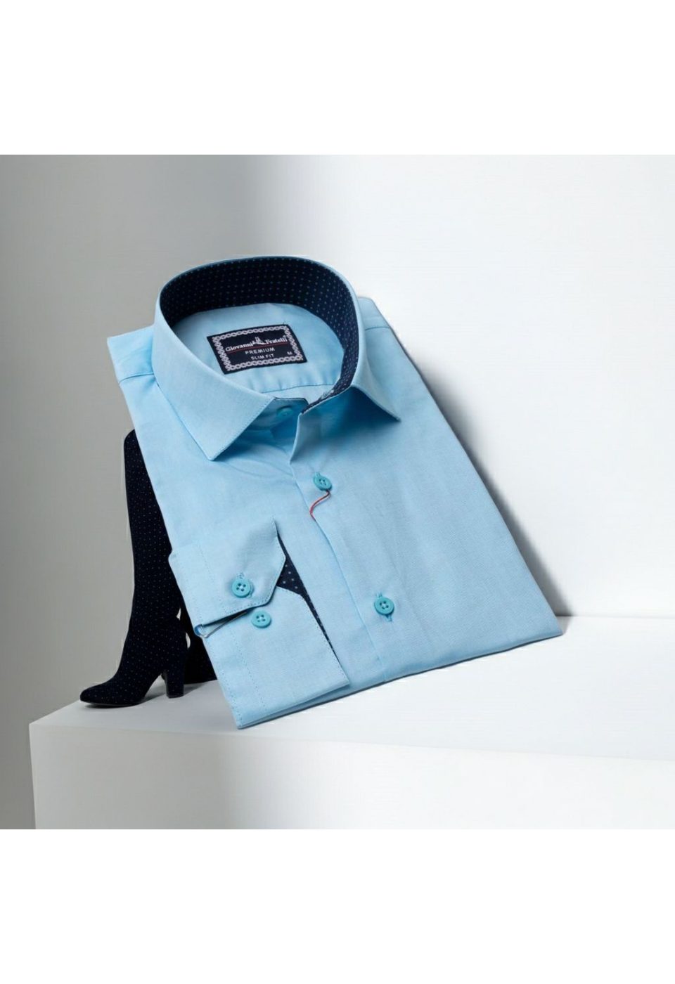 Slim Fit Uzun Kol Düz Renk Erkek Gömlek 3GMK310963003 - Giovanni Fratelli