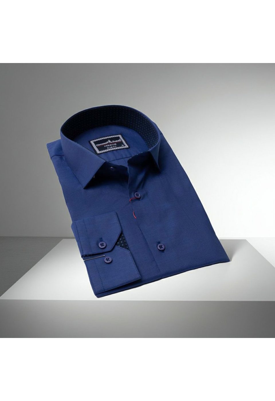 Slim Fit Uzun Kol Düz Renk Erkek Gömlek 3GMK310963006 - Giovanni Fratelli