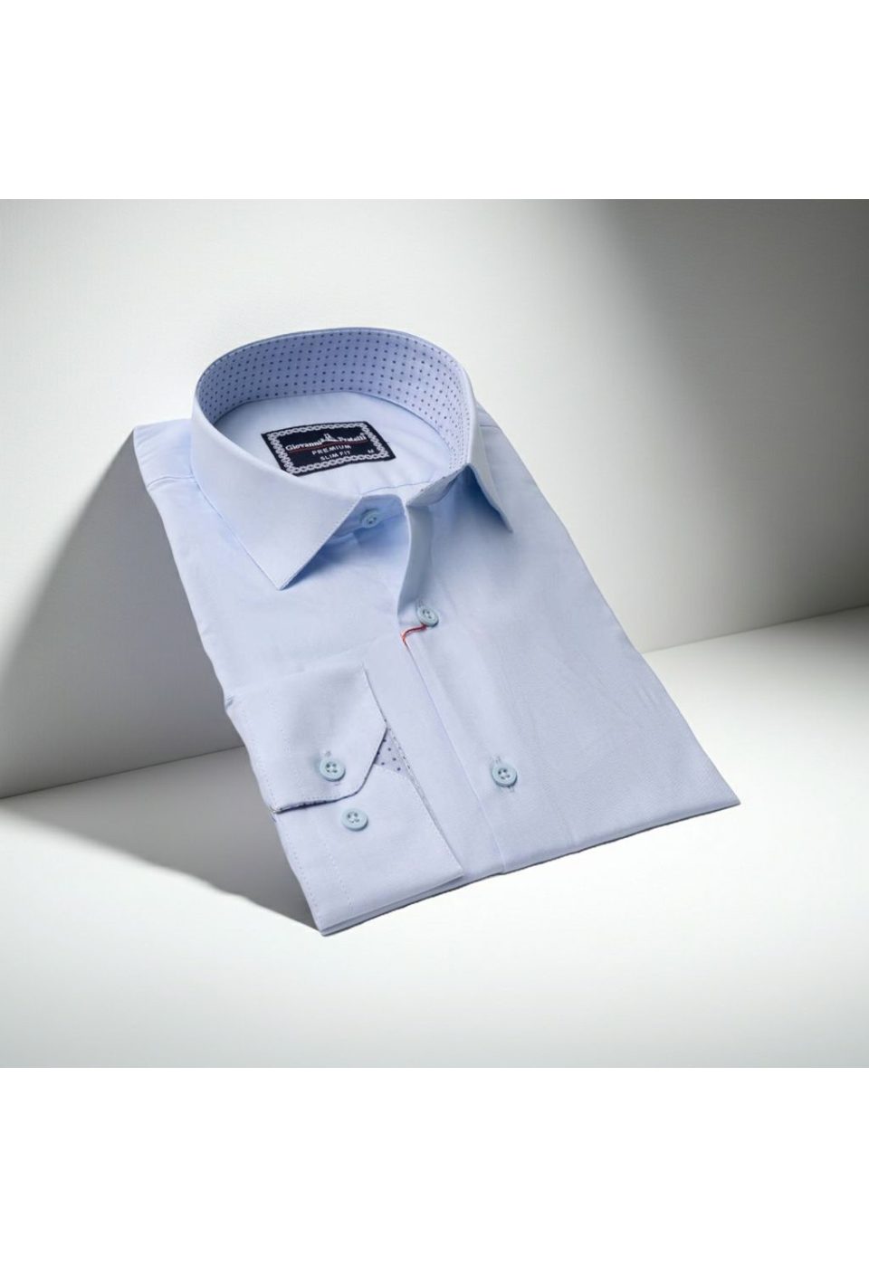 Slim Fit Uzun Kol Düz Renk Erkek Gömlek 3GMK310963007 - Giovanni Fratelli