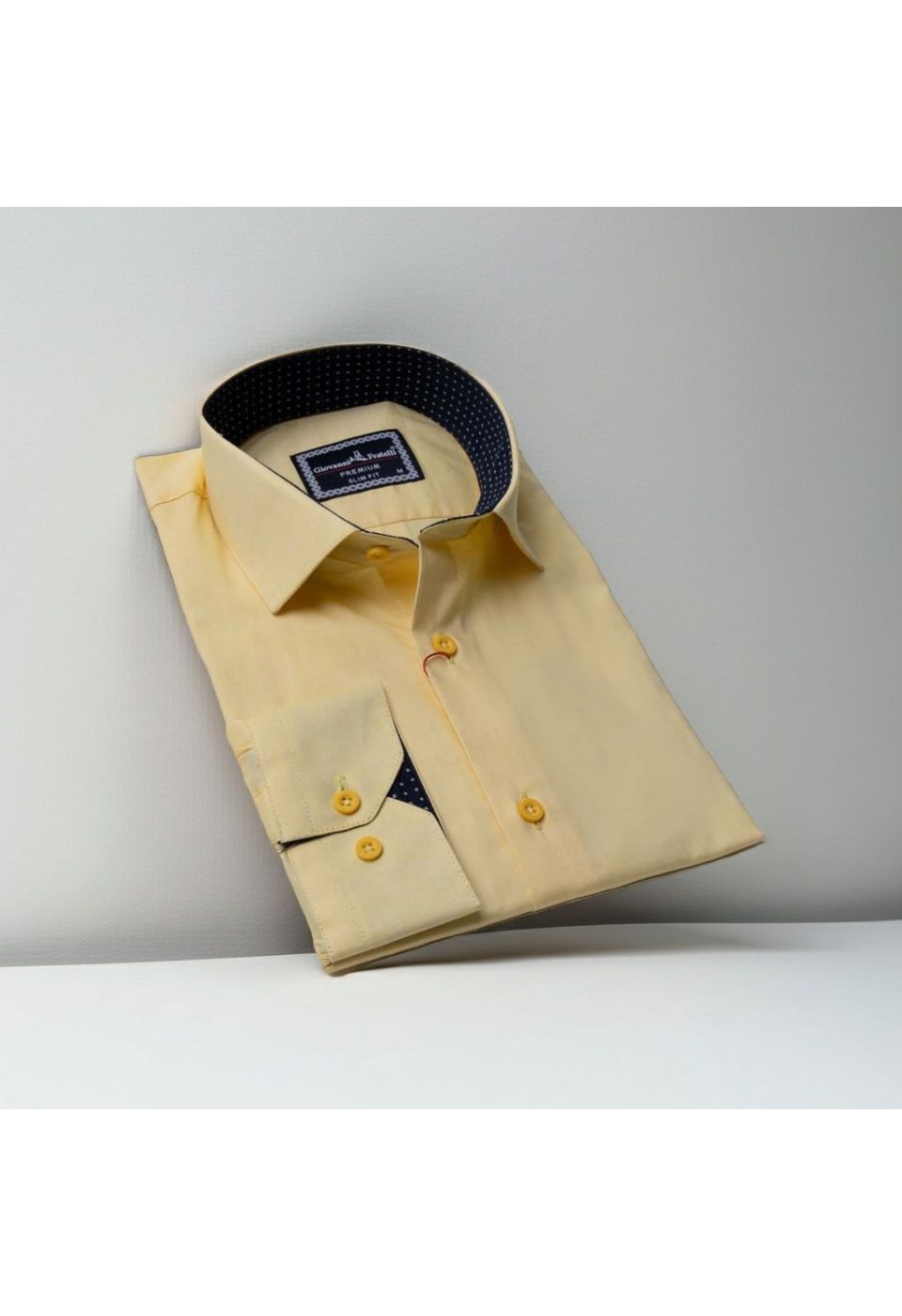 Slim Fit Uzun Kol Düz Renk Erkek Gömlek 3GMK310963009 - Giovanni Fratelli