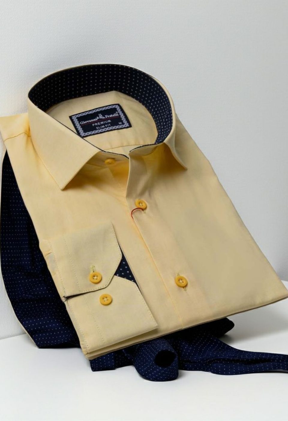 Slim Fit Uzun Kol Düz Renk Erkek Gömlek 3GMK310963009