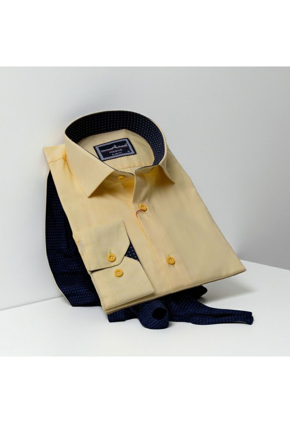 Slim Fit Uzun Kol Düz Renk Erkek Gömlek 3GMK310963009 - Giovanni Fratelli